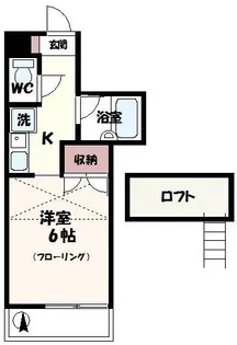 つつじヶ丘ホームズ【1階】の間取り