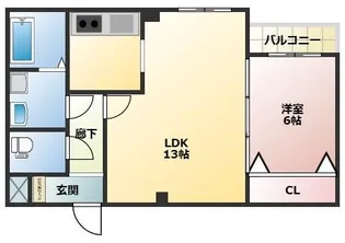 ベラージオ本荘【3階】の間取り