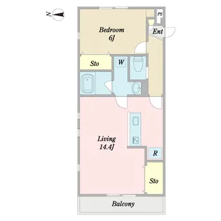 メゾン・ド・ボヌール【1階】の間取り