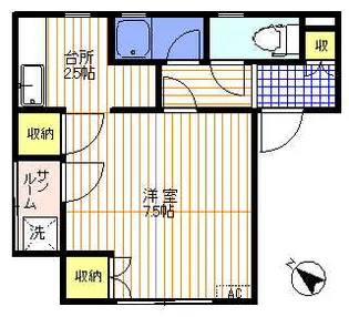 藤元ハイツ【1階】の間取り