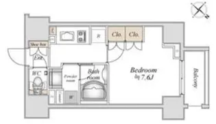 La Douceur 巣鴨【6階】の間取り