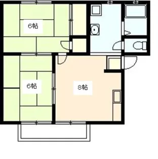 パナハイツ東雲【2階】の間取り