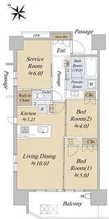 シティハウス巣鴨【14階】の間取り