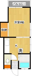 青山ハイツII【2階】の間取り