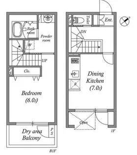 LEGALAND千石【1階】の間取り