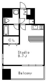 ドゥーエ両国【14階】の間取り