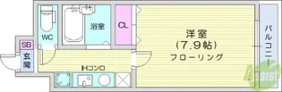 エルミタージュ【3階】の間取り