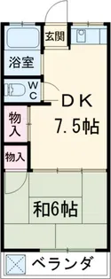 第一松園荘【1階】の間取り
