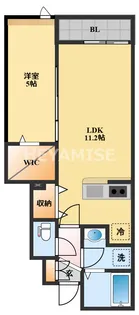 Prezia栄田【1階】の間取り