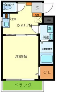 ジュネス内介【2階】の間取り