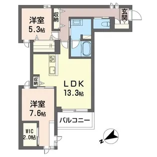 ベレシエナ【3階】の間取り