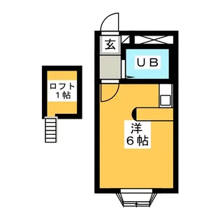 ベルピア南林間第1【2階】の間取り
