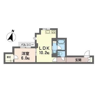 フラワー【2階】の間取り