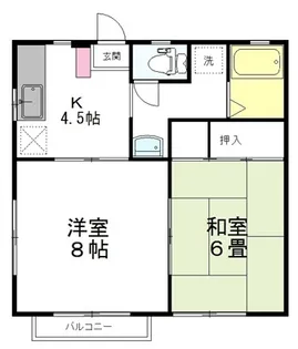 ラ・フォーレ【2階】の間取り