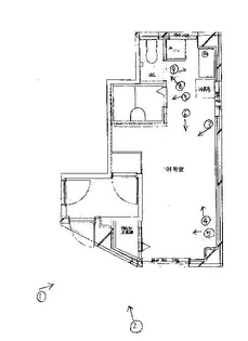 カームプレイス目白台【1階】の間取り