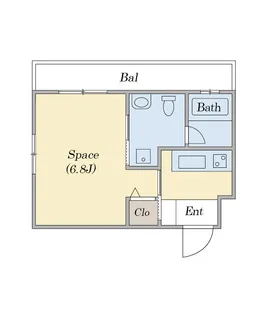 エストゥディオ【1階】の間取り