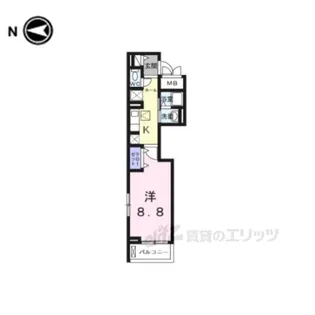 サピー日英3【2階】の間取り