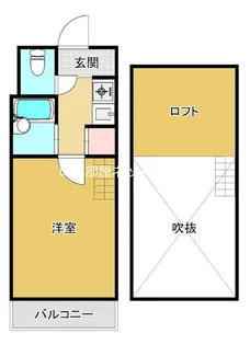 ファミーユ今里【10階】の間取り