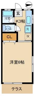 グリーンハイツ【1階】の間取り
