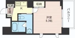 サンミラージュ深川【12階】の間取り
