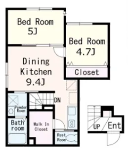 セブンパレス【2階】の間取り