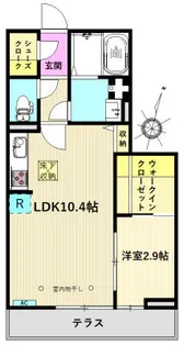 スプレンドーレ桜森【1階】の間取り