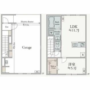 フレンドLiberteの間取り