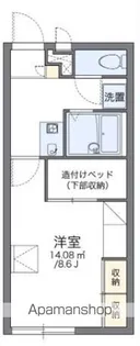 レオパレスMORI・A【1階】の間取り