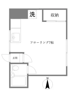 第二ハイムグリーン【1階】の間取り