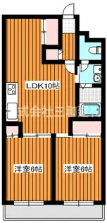 ウエストヒルズ・21【3階】の間取り