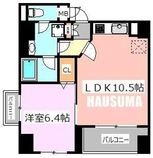 グランドルチェ白山【11階】の間取り