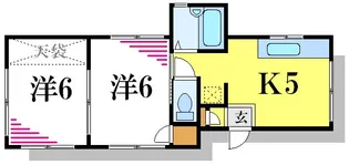 ハイツS【2階】の間取り