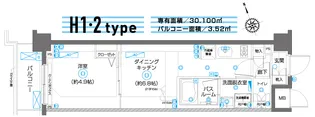ZOOM駒込【4階】の間取り