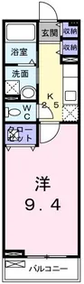 プラシード手柄II【2階】の間取り