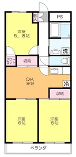 ハイツエコ【1階】の間取り