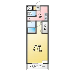 A・City明治本町【3階】の間取り