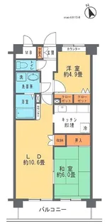 パーシモンヒル吾妻【2階】の間取り