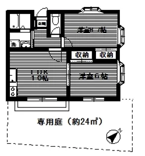 センチュリー湘南【1階】の間取り