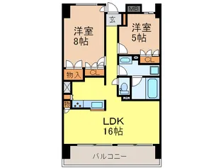 Generous【2階】の間取り