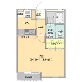 セレンディップ【1階】の間取り