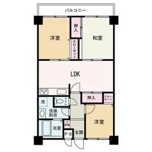 キィ―ロックハウス【3階】の間取り