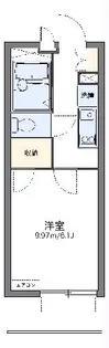 レオパレスアビタンティ【3階】の間取り