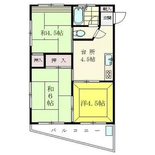 ハイム田代【2階】の間取り