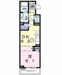エスポワール【1階】の間取り