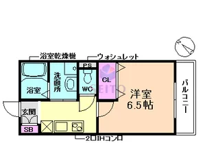 シャガール曽根【2階】の間取り