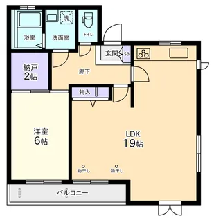 浮田第二ビル【3階】の間取り