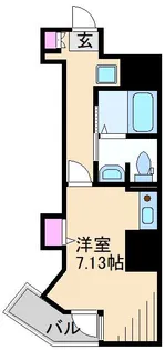 コートタワー新横浜【6階】の間取り