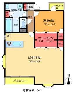 Chelan【3階】の間取り