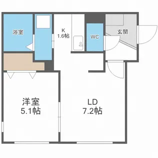 ラ・レーヴィア【4階】の間取り