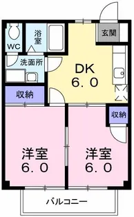 ファミールKOBAYASHI【2階】の間取り